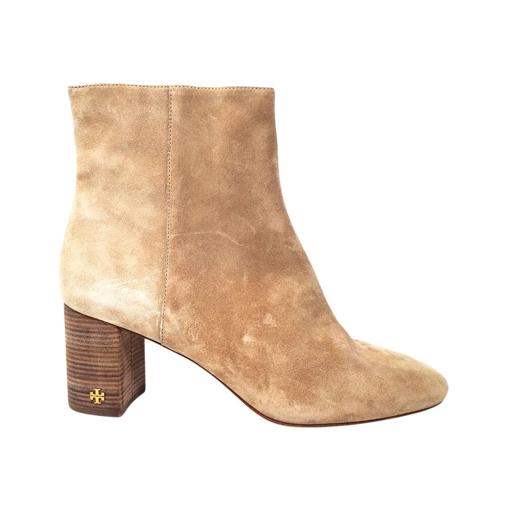 Tory Burch Brooke 70MM Ankle Bootie Sport Suede 46920 Perfect Sand Size US 10.5